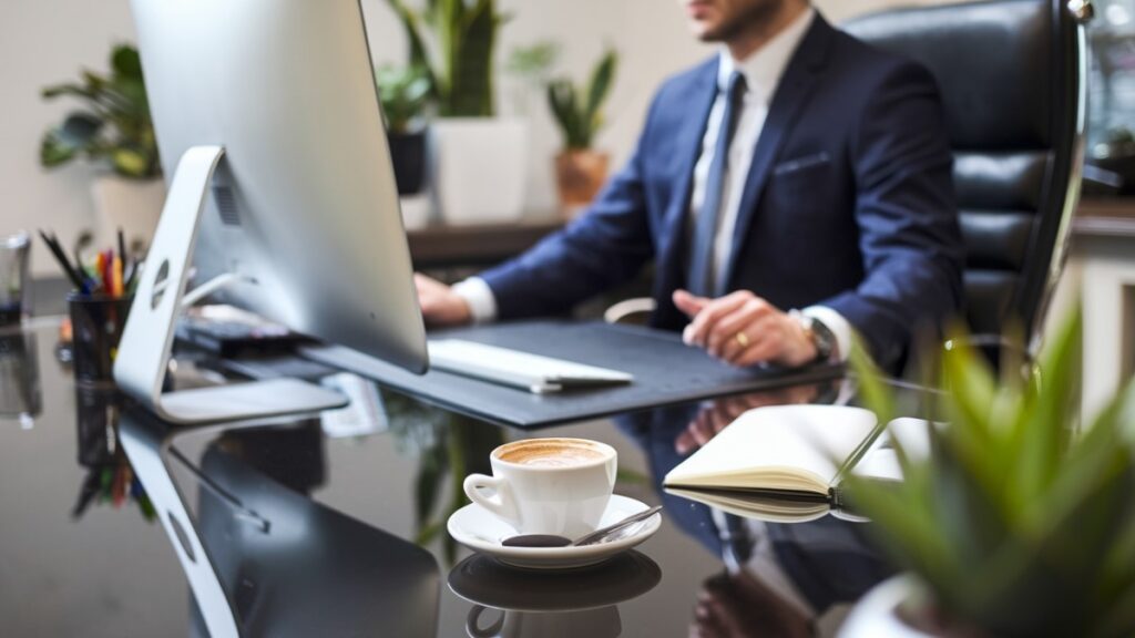 Travail avec ordinateur