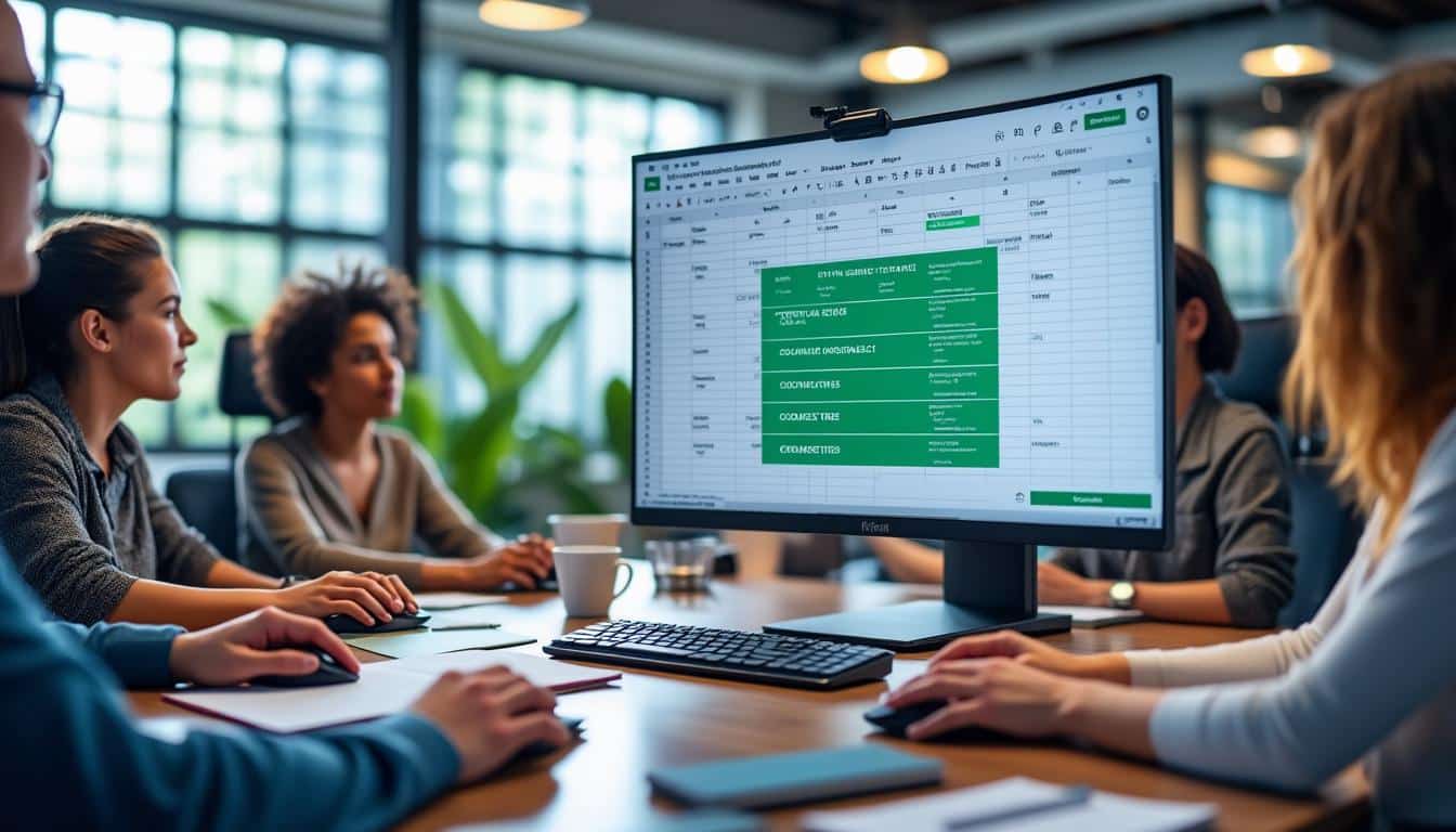 collaborez efficacement avec google excel en temps réel et travaillez à plusieurs sur vos feuilles de calcul simultanément.
