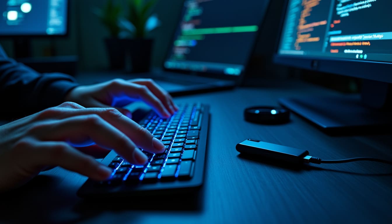 découvrez comment un keylogger enregistre secrètement les frappes au clavier des victimes, permettant ainsi la collecte d'informations sensibles sans leur consentement.