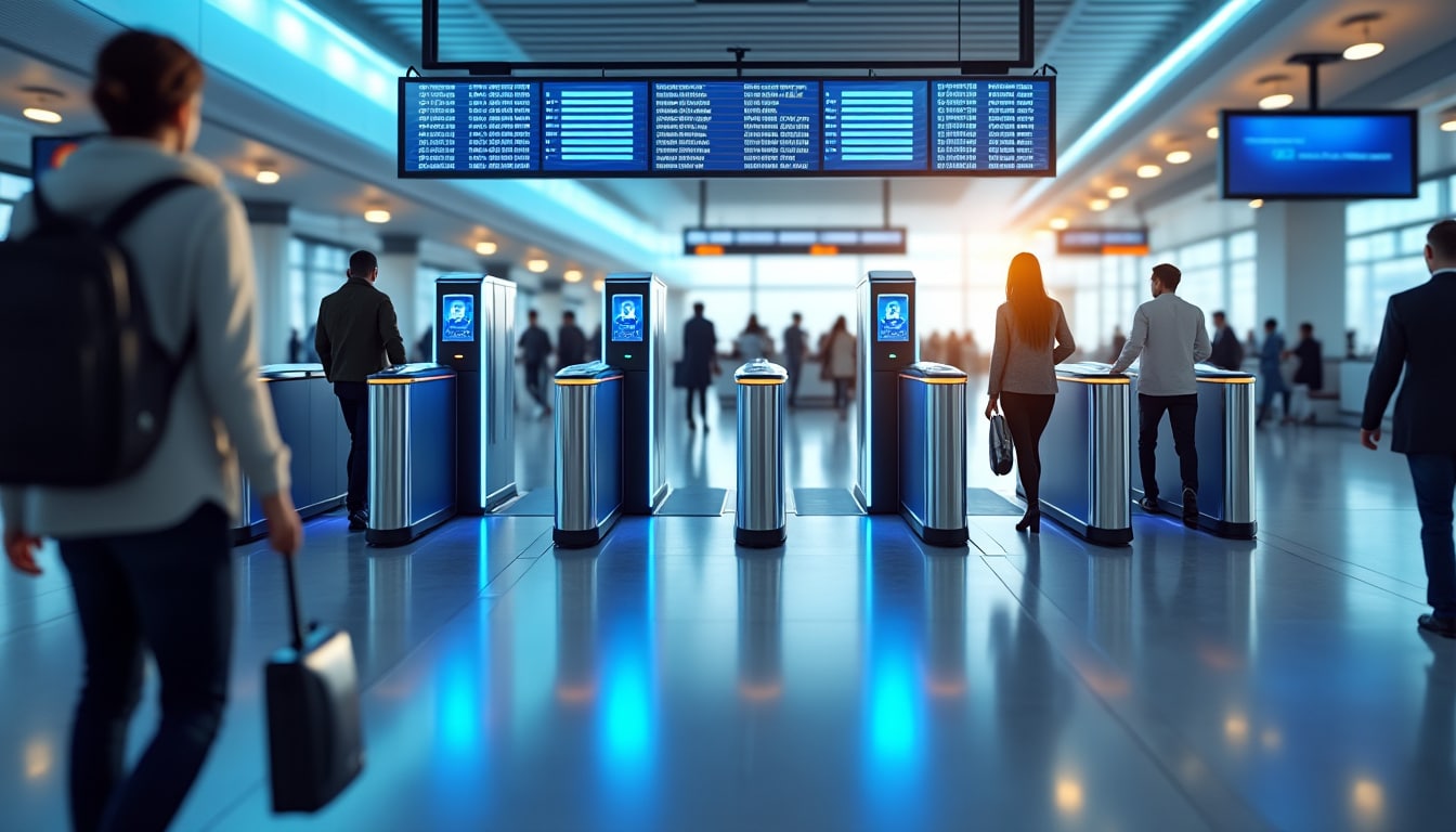 découvrez comment la biométrie faciale révolutionne l'embarquement en aéroport en le rendant plus rapide et sécurisé pour une expérience passager améliorée.